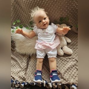 Realistic toddler baby doll